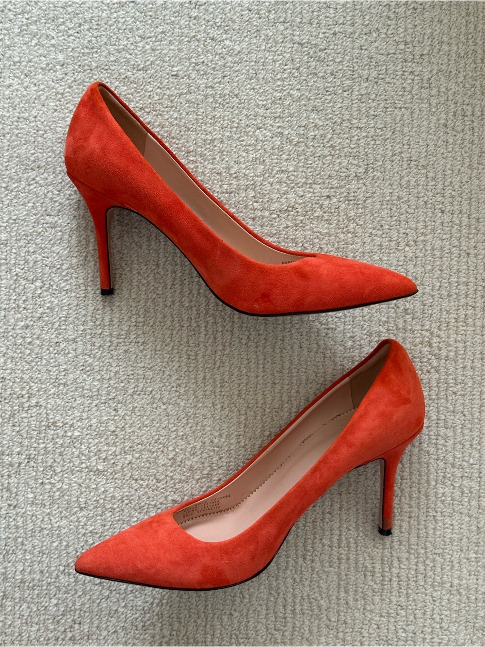 J.Crew Elsie Suede Pumps in Bright Cerise - EUC - Picture 4 of 7